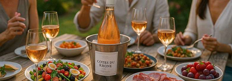 Quel plat avec un Côtes du Rhône Rosé ?