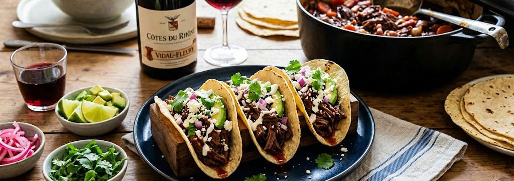 TAcos effiloches bourguignon
