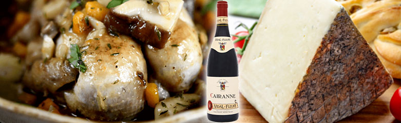 Quel plat avec un Cairanne Rouge