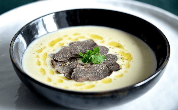 velouté de pomme de terre au foie gras