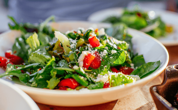 assiette de salade